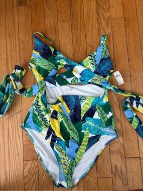 Aerie One Piece Wrap swimsuit - NWT